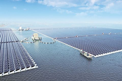 速來圍觀！全球最大漂浮太陽能電站在安徽落成