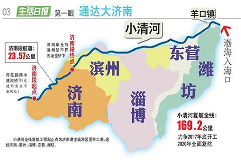 小清河復(fù)航即將開(kāi)工 華全機(jī)組可乘船進(jìn)省城